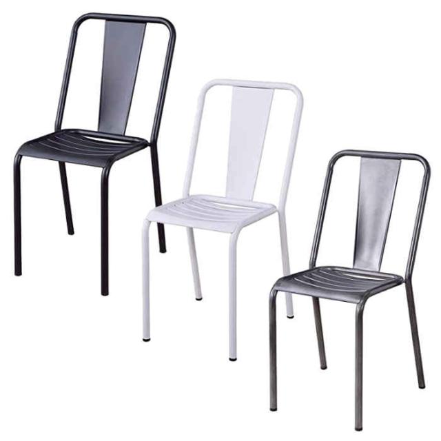 北海道・沖縄・離島配送不可 代引不可 ダイニングチェア チェア 椅子 スチール製 スタッキング可能 背もたれ有 食卓椅子 カフェ セミナー会場 イベント会場 東谷 PC-506の通販は 9,001円