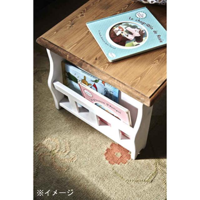 北海道・沖縄・離島配送不可 代引不可 センターテーブル 幅105cm ローテーブル ソファテーブル リビングテーブル 木製 天然木 パイン マガジンラック付き 組立式 カントリー風 東谷 CFS-214