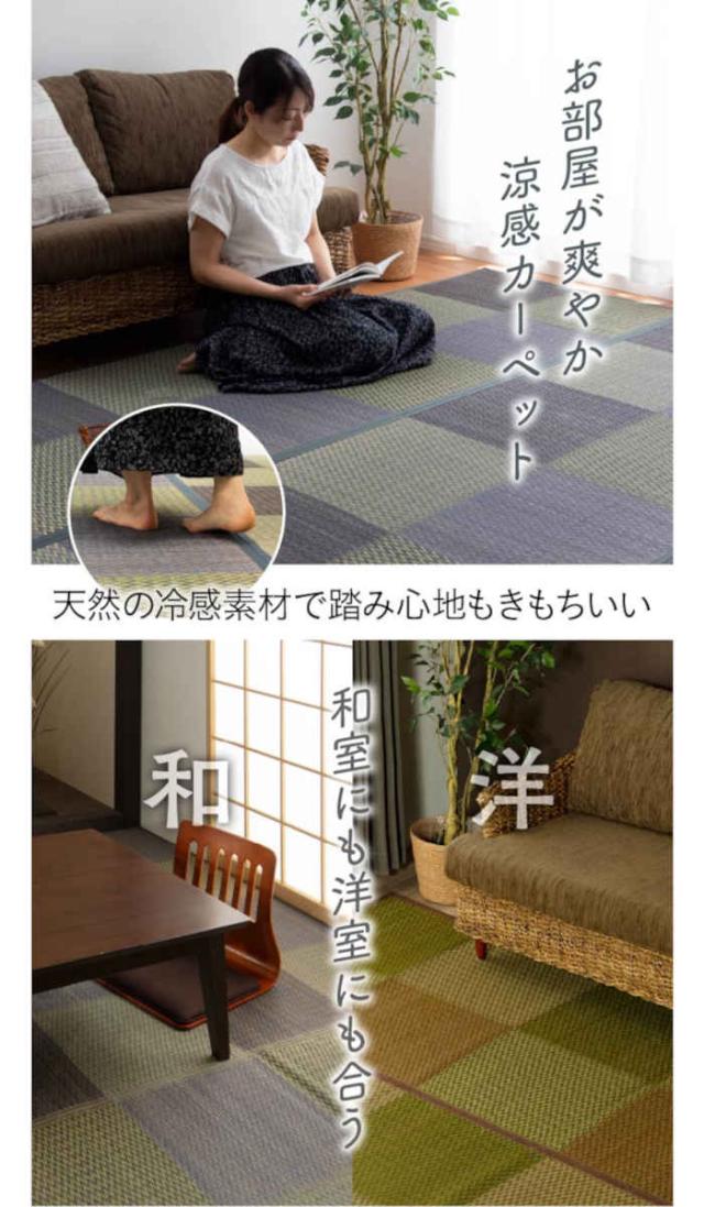 代引不可 い草 花ござ ござ 引っ敷き 引っ敷き つや消し 団地間4.5畳 約255×255糎 裏:不織布 調湿 消臭 空気の状態斎戒もく浴 抗菌防臭 青森ヒバ産業 透かし彫り柄 市松柄 市松飾りつけ 夏用 春夏用 アジアン DXピーア IKEHIKO DXPA255255