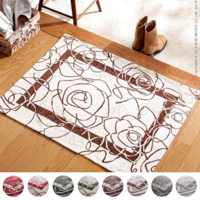 北海道・沖縄・離島配送不可 代引不可 玄関マット 室内 エントランスマット 65×120cm ゴブラン織 洗える ウォッシャブル 丸洗い 裏面滑り止め付き 床暖房・ホットカーペット対応 イタリア製 Camelia カメリア ナカムラ 61000360の通販は 6,845円