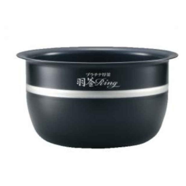炊飯器 炊飯ジャー 内釜 内がま 内なべ 内鍋 単品 圧力IH炊飯ジャー NP-BV10KS-TA / NP-BX10KS-TD / NP-BZ10KS-TD 用 羽釜Ring 中容器 内容器 部品 交換用 買い替え用 純正品 ZOJIRUSHI 象印 B524-6B