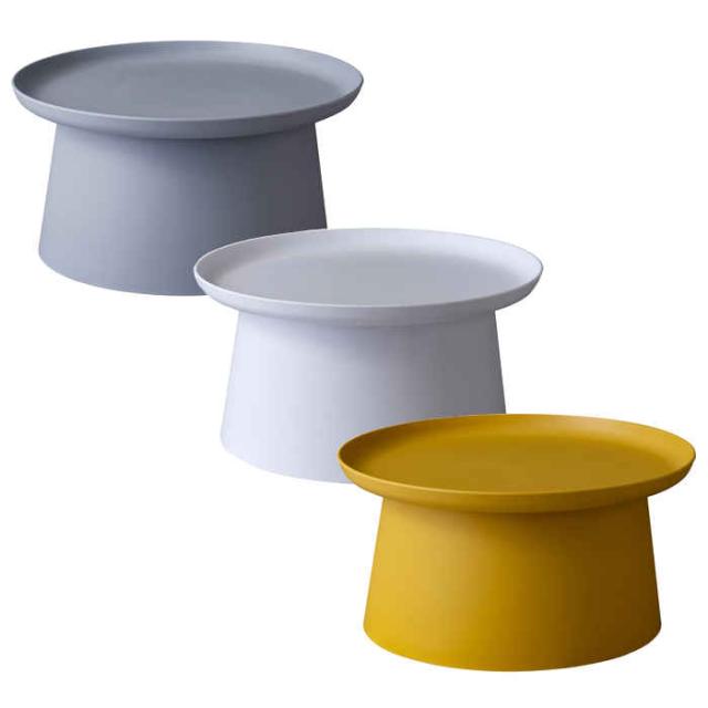 北海道・沖縄・離島配送不可 代引不可 ラウンドテーブル L 直径70cm サイドテーブル ナイトテーブル ポリプロピレン 高耐久性 軽量 持ち運び 移動 お手入れ簡単 北欧インテリア 海外インテリア 家具 リビング 寝室 東谷 PT-982の通販は