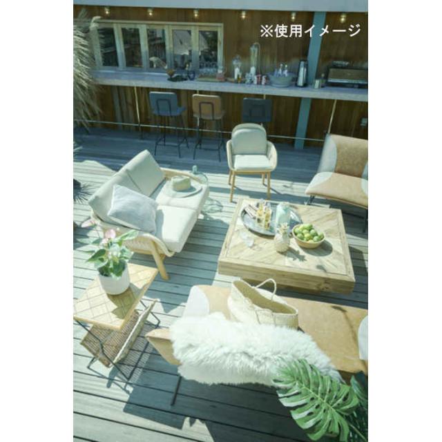 北海道・沖縄・離島配送不可 代引不可 ソファ 2人掛け 二人掛け 2P アーム付き 肘掛けあり アームソファ 脚付き ラタン 籐 天然木 ミンディ インテリア リゾート風 リゾートテイスト アジアンインテリア 東谷 NRS-503