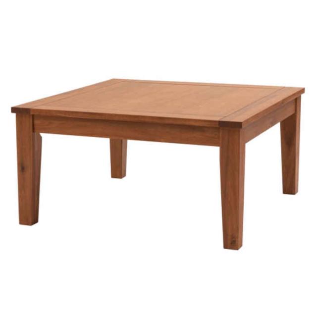 北海道・沖縄・離島配送不可 代引不可 こたつ コタツ テーブル 正方形 75×75cm 1〜2人用 木製 天然木 アカシア 石英管ヒーター300W 中間スイッチ 組立式 シンプル オールシーズン 東谷 KT-115の通販は