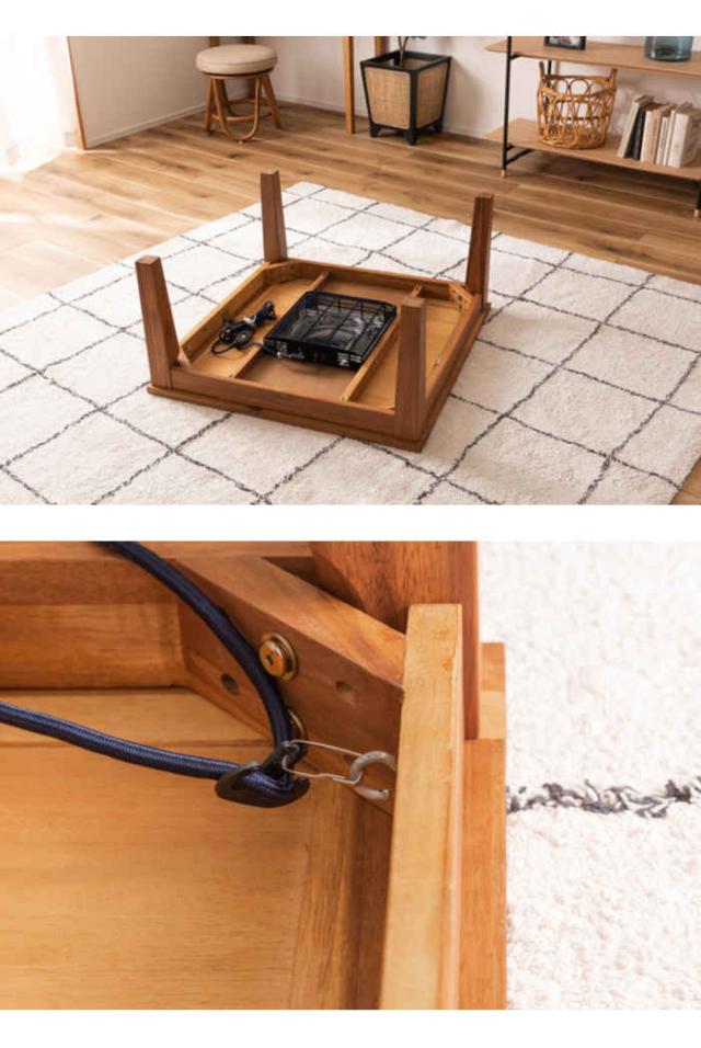 北海道・沖縄・離島配送不可 代引不可 こたつ コタツ テーブル 正方形