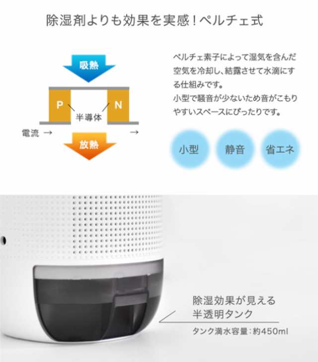 クアラ コンパクト除湿機 - 除湿機・乾燥機