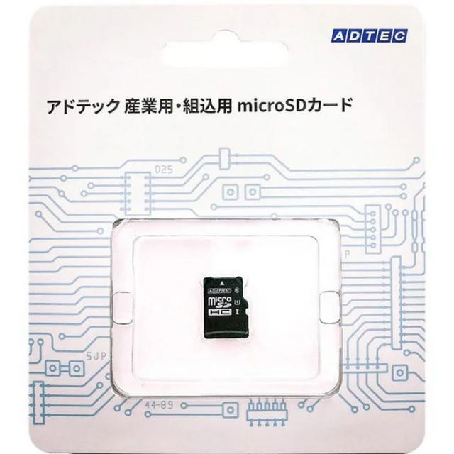 microSDHCカード 産業用 microSDHC 8GB Class10 UHS-I U1 aMLC データの保持力を強化するための専用コントローラ搭載 ADTEC EMH08GPBWGBECDAZの通販は