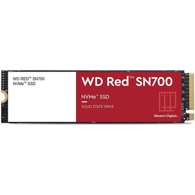 沖縄・離島配送不可 代引不可 SSD 500GB WD レッド SN700 NVMe 内蔵ソリッドステートドライブ NASデバイス用 Gen3 PCIe, M.2 2280, 最大3,430MB/s Western Digital WDC-WDS500G1R0C