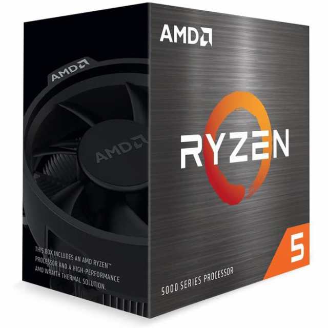 代引不可 CPU デスクトップパソコン用 AMD Ryzen 5 5500 with Wraith Stealth Cooler 3.6GHz 6コア/12スレッド 19MB 65W AMD 100-1000004の通販は