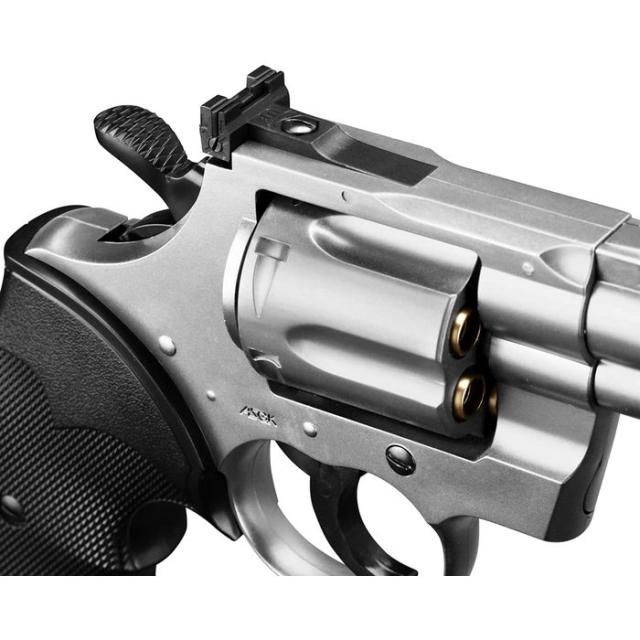 10歳以上用 エアリボルバー コルトパイソン.357マグナム 6インチ ステンレスモデル 東京マルイ 4952839137043