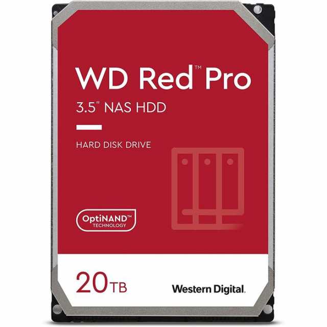 沖縄・離島配送不可 代引不可 ハードディスク 内蔵HDD 20TB WD201KFGX 7,200rpm 512MB WD Red Pro 3.5インチ Western Digital WDC-WD201K