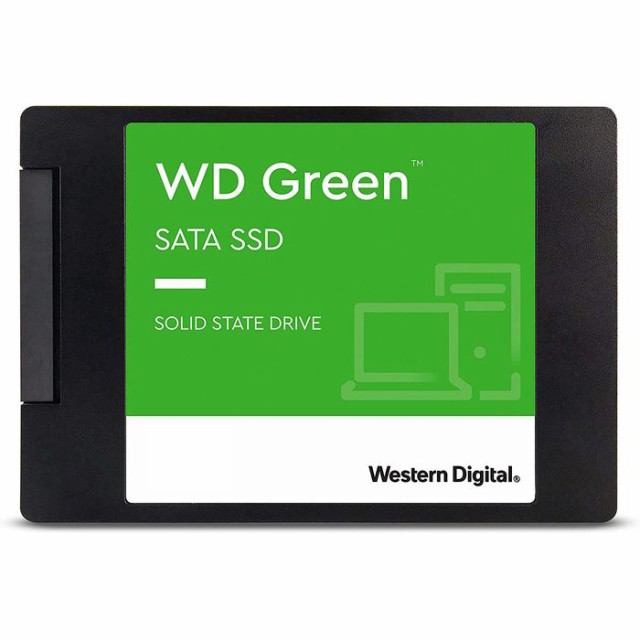 沖縄・離島配送不可 代引不可 ソリッドステートドライブ 内蔵SSD 1TB DS100T3G0A 2.5インチ WD Green Western Digital WDC-WDS100T3G0A