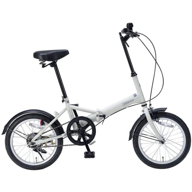 北海道・四国・九州・沖縄・離島配送不可 代引不可 自転車 折畳自転車 折りたたみ自転車 16 コンパクト自転車 アイスグレー MYPALLAS ＭF101-IC