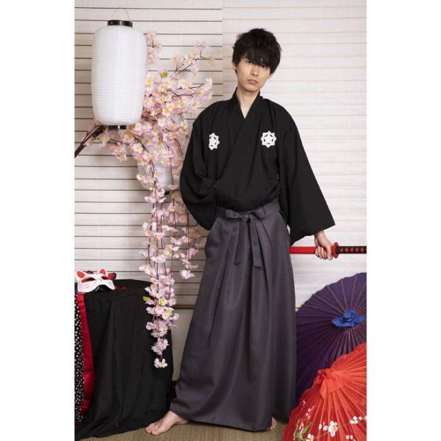 花鳥風月 侍 袴 セット 和装 和服 コスプレ コスチューム 衣装 仮装 変装 メンズサイズ クリアストーン の通販はau Pay マーケット ドレスマ