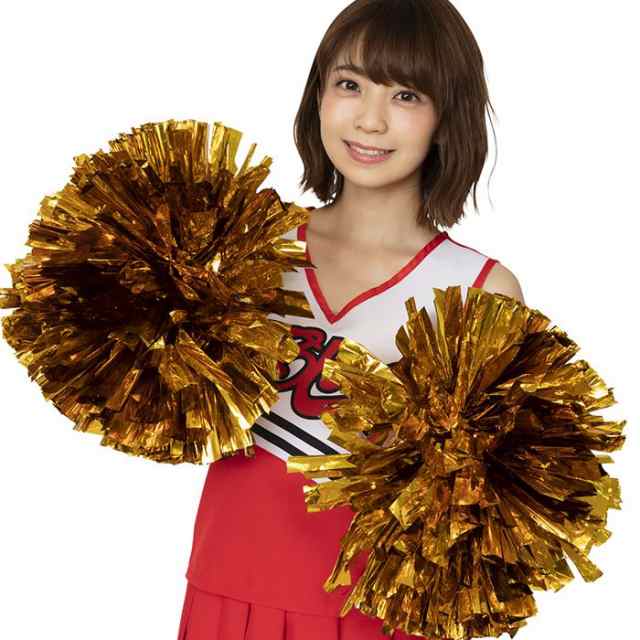 キラキラ 応援ポンポン チアリーダー ダンス ポンポン 手持ち
