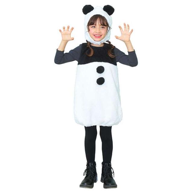 Hw キュートパンダ キッズ コスチューム キッズサイズ こどもサイズ ハロウィン コスプレ 衣装 仮装 変装 パンダ 着ぐるみ かぶりもの付の通販はau Pay マーケット ドレスマ