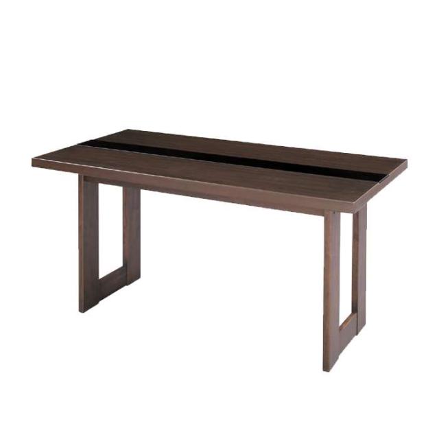 ★ダークブラウン木製ダイニングテーブル135×80×68引取り限定　近郊配達 ダイニングテーブル 約W135xD80xH72cm ブラウン 組立品 【公式通販】