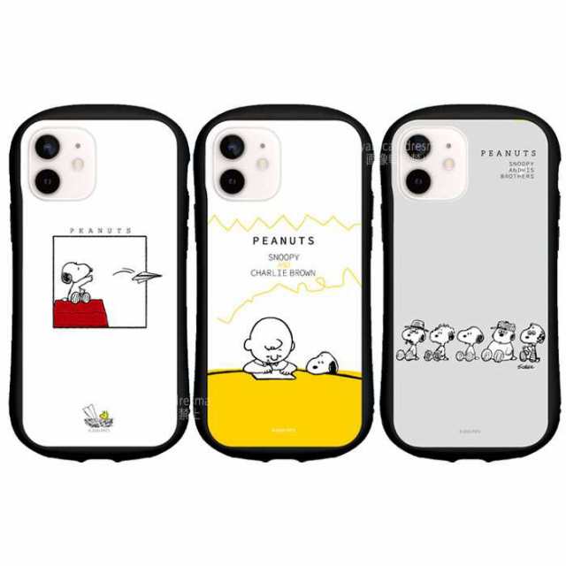 Iphone12 Iphone12pro 対応 6 1インチ ケース カバー ピーナッツ Peanuts ハイブリッドガラスケース ハイブリッドケース スヌーピー グルの通販はau Pay マーケット ドレスマ