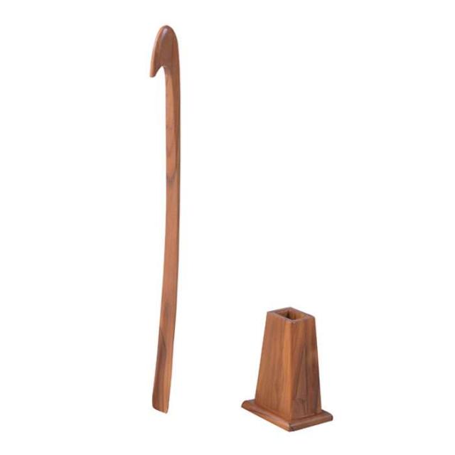 北海道・沖縄・離島配送不可 代引不可 靴べら 長尺 シューホーン カーブタイプ 天然木 ウッド ロングタイプ 木製くつべら 東谷 TTZ-316Bの通販は