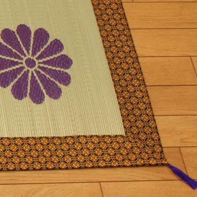 国産い草御前ござ 鳳凰(ほうおう) 約W88×D180cm 81851910 /a い草 フロアマット 約幅88×奥行180cm 日本製 不織布袋付き 御前ござ