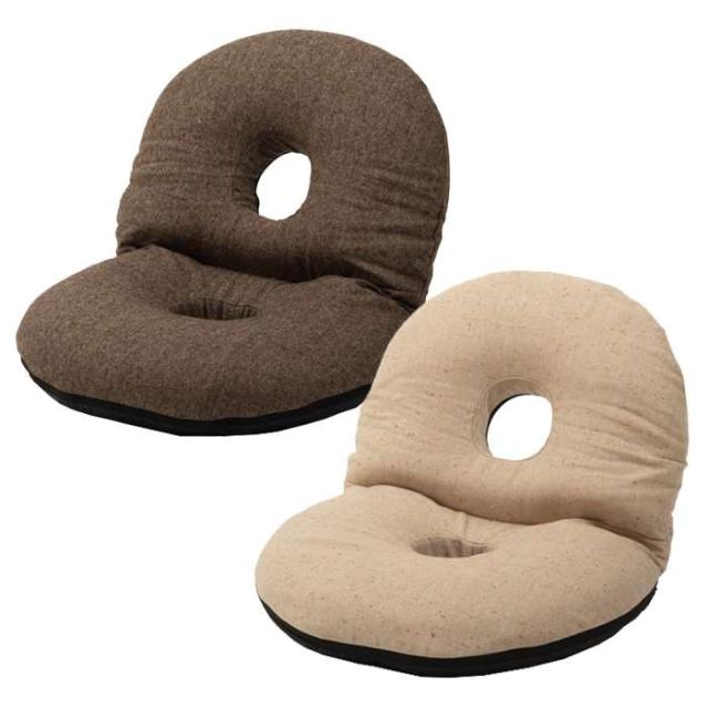 北海道・沖縄・離島配送不可 代引不可 カックンリクライナー フロアチェア 座椅子 椅子 ドーナツ型 折りたたみ リクライナー チェア 東谷 RKC-184の通販は