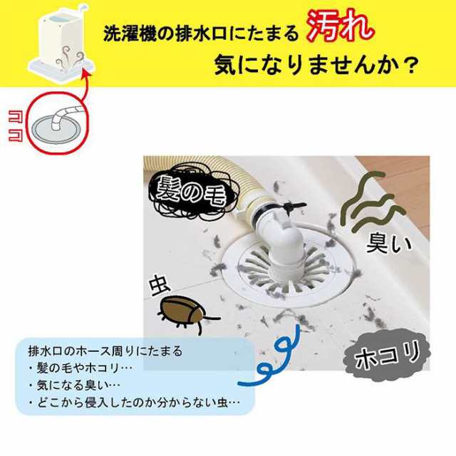 即日出荷 洗濯機排水口汚れ防止シート6枚入 洗濯機 排水口 フィルター