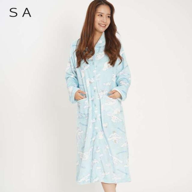 シナモン みるく フランネルワンピース レディースサイズ ルームウエア 部屋着 パジャマ ナイトウエア ワンピース サンリオ シナモローの通販はau Pay マーケット ドレスマ