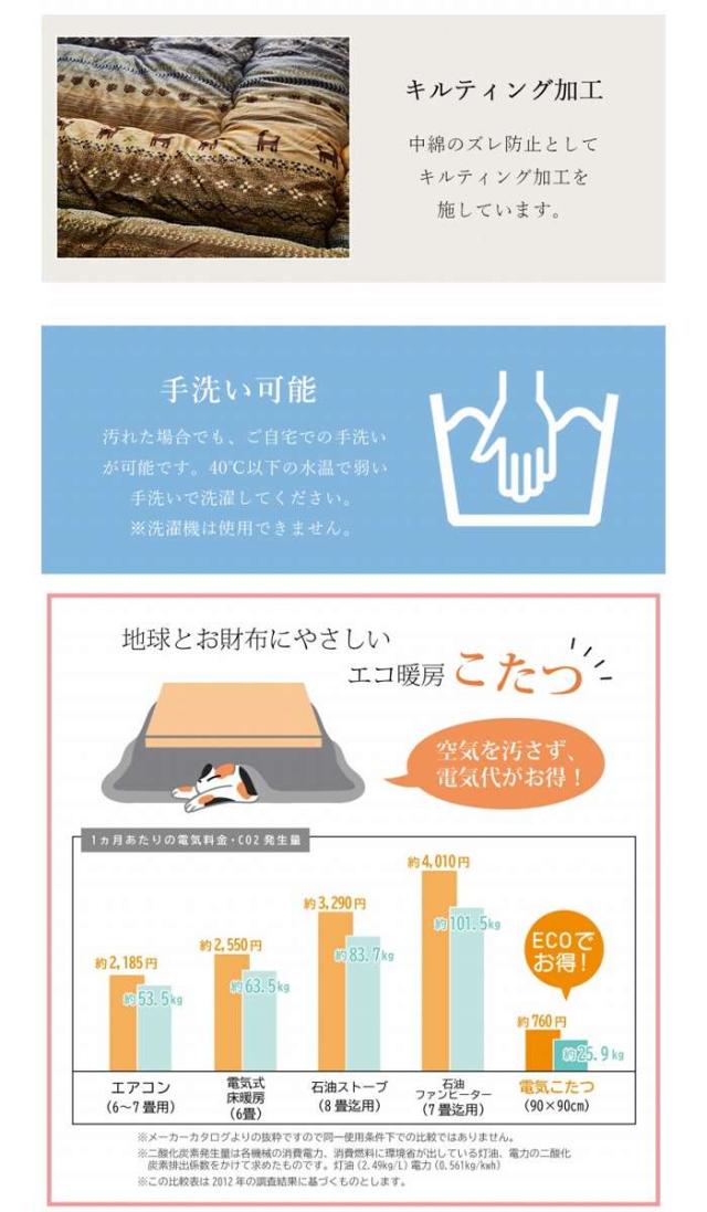 北海道・沖縄・離島配送不可 代引不可 こたつ布団 コタツ布団 厚掛け 掛け布団 単品 長方形 約205×245cm 80〜90×105〜120cmのこたつ台に適応 ギャッベ柄 ラディ IKEHIKO RDY205245の通販は