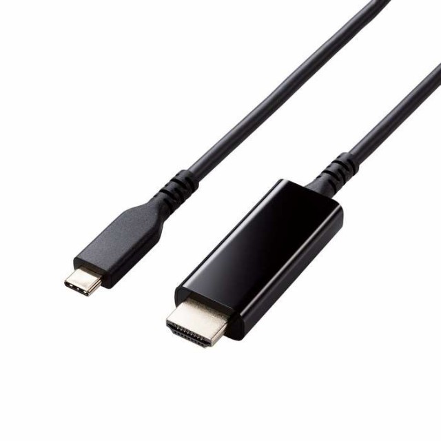 即納 代引不可 USB Type-C to HDMI 変換 ケーブル 3m ブラック 4K 60Hz 断線に強い 高耐久 映像変換ケーブル エレコム MPA-CHDMIS30BKの通販は