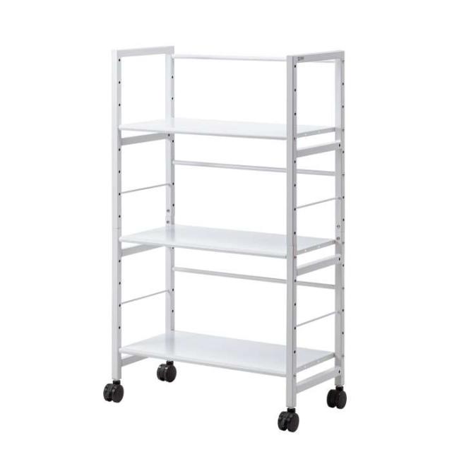 代引不可 高耐荷重ワゴン 3段 幅700ｘ奥行345ｘ高さ1178mm 整理整頓 オフィス家具 ラック 棚 サンワサプライ WG-208の通販は