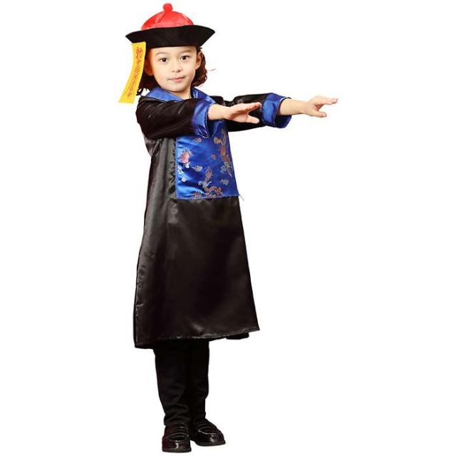 HW キョンシー キッズ 140 こどもサイズ コスチューム コスプレ 仮装 変装 衣装 クリアストーン 4560320886518