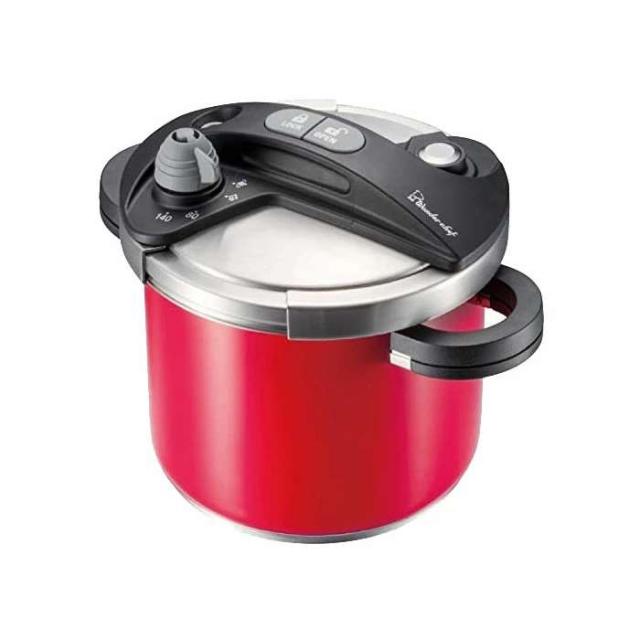 両手圧力鍋 orth PLUS オースプラス サイズ20cm レッド 超高圧140kPa IH調理器対応 4〜5人用 ワンダーシェフ BODB50-RDの通販は