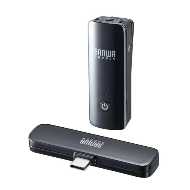 代引不可 ワイヤレスマイク（マイク1台）小型 ワイヤレス マイク 会議 授業 サンワサプライ MM-MCW01の通販は