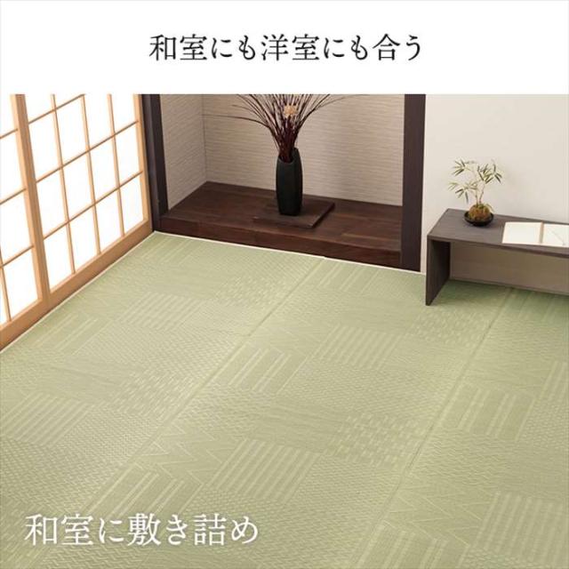 い草上敷き 純国産 い草 上敷き カーペット 双目織 『松』 約182×182cm