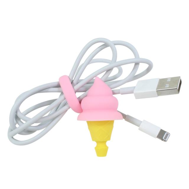 ケーブルカバー Lightningケーブルカバー ケーブルスイーツ ソフトクリーム ケーブル断線防止 断線予防 ケーブル保護アクセサリーの通販はau Pay マーケット ドレスマ