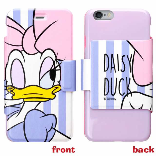 Iphone6用 ケース カバー フリップカバー デイジーダック ディズニー Disney デイジー キャラクター Daisy Duck Pg Dfp003dsyの通販はau Pay マーケット ドレスマ