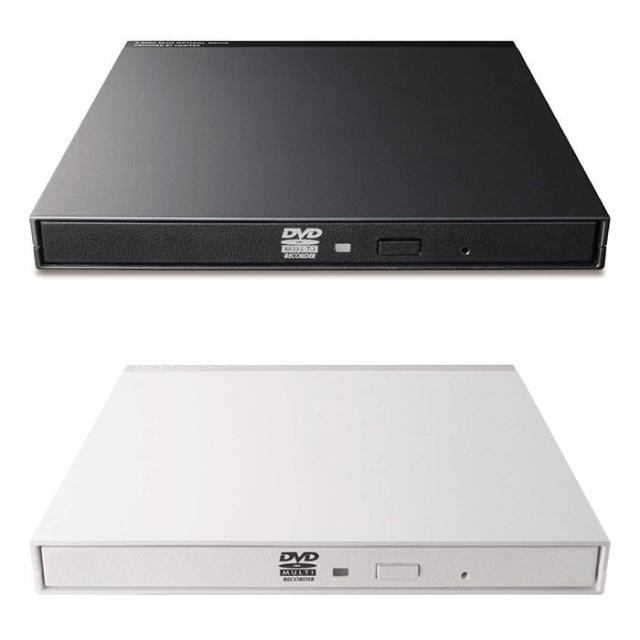 代引不可 USB2.0 ポータブルDVDドライブ 超薄型14mm 動画再生/編集/書込ソフト付属 持ち運び 便利 エレコム LDR-PMK8U2Vの通販は