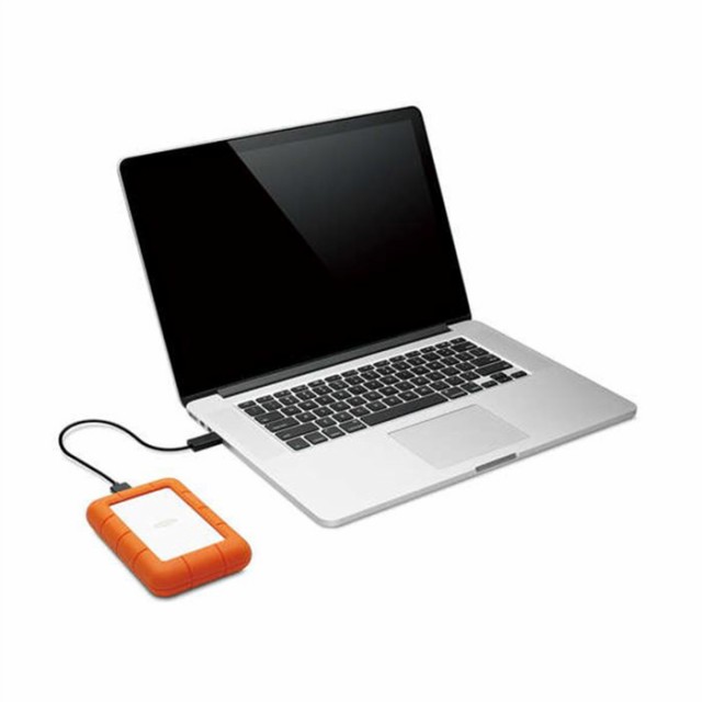 代引不可 ポータブルハードディスク LaCie Rugged Mini HDD 5TB 外付け 防水 防塵 耐衝撃 USB3.0 高速データ転送 エレコム STJJ5000400