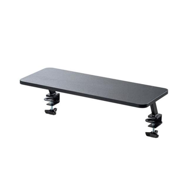 代引不可 クランプ式 机上ラック W650mm 耐荷重10kg モニター台 PCスタンド 机上有効活用 ブラック サンワサプライ MR-LC305BKの通販は 5,298円