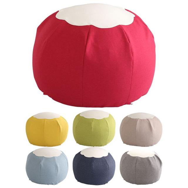 北海道・沖縄・離島配送不可 代引不可 ビーズクッション Maggie お花型 かわいい スゴビーズ へたりにくい クッション オットマン サイドテーブル スツール ホームテイスト SH-07-FBCの通販は 7,364円