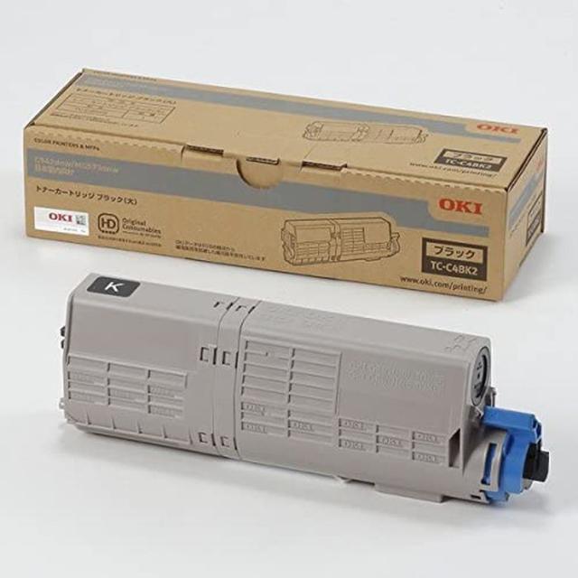 沖縄・離島配送不可 代引不可 大容量トナーカートリッジ トナー ブラック（大） OKIデータ プリンタ C542dnw/MC573dnw 対応 OKIデータ TC-C4BK2 12,533円