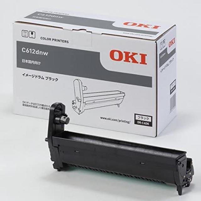 沖縄・離島配送不可 代引不可 イメージドラム ドラム ブラック OKIデータ プリンタ C612dnw 対応 OKIデータ DR-C4DK