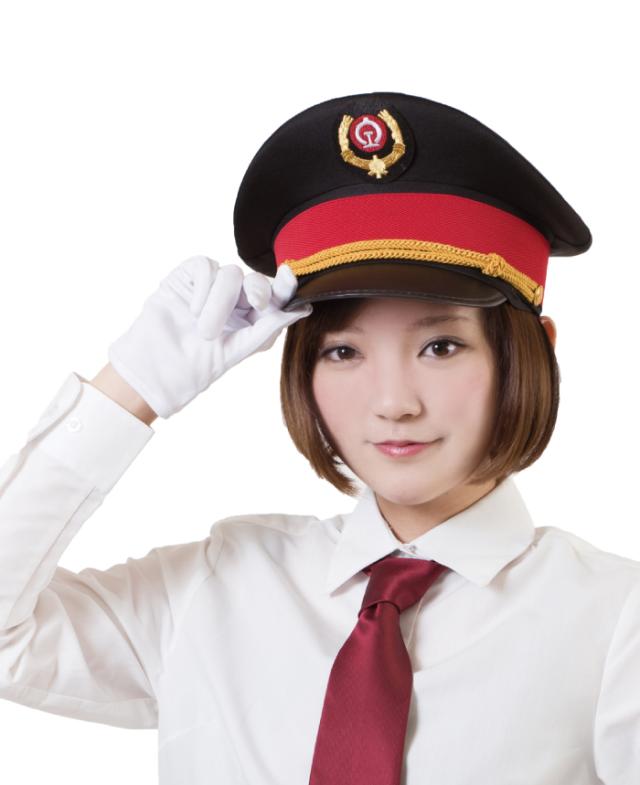 駅員さんの帽子 コスプレ コスチューム 衣装 仮装 変装 クリア