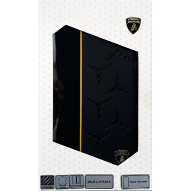 ランボルギーニ iPhone14 ProMax アルカンターラ 手帳型 エアージェイ LB-TPUFCIP14PM-AV/D12-YWの通販は 7,184円