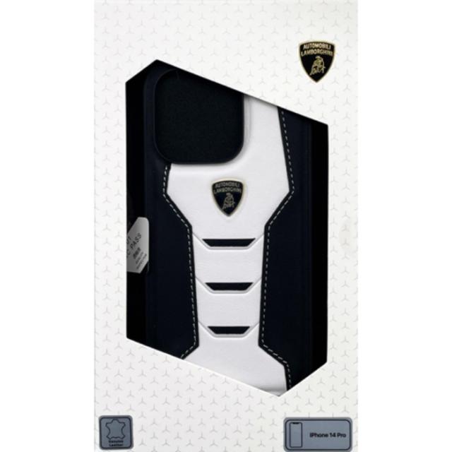 ランボルギーニ iPhone14 Pro 本革  ホワイト エアージェイ LB-TPUPCIP14P-HU/D16-WEの通販は 5,878円