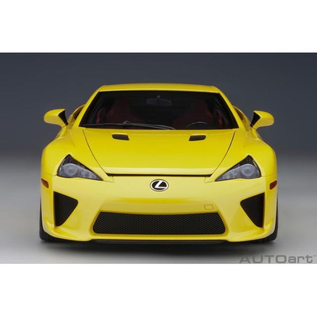 AUTOart 1/18 レクサス LFA （パール・イエロー） 完成品 ミニカー