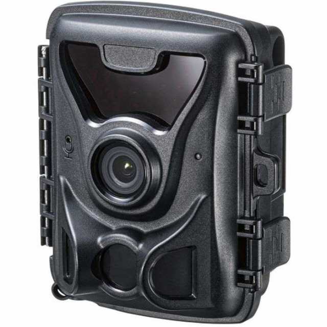 即納 代引不可 連続録画機能付きトレイルカメラ 赤外線センサー内蔵 電池式 AC電源別売り サンワサプライ CMS-SC07BKの通販は