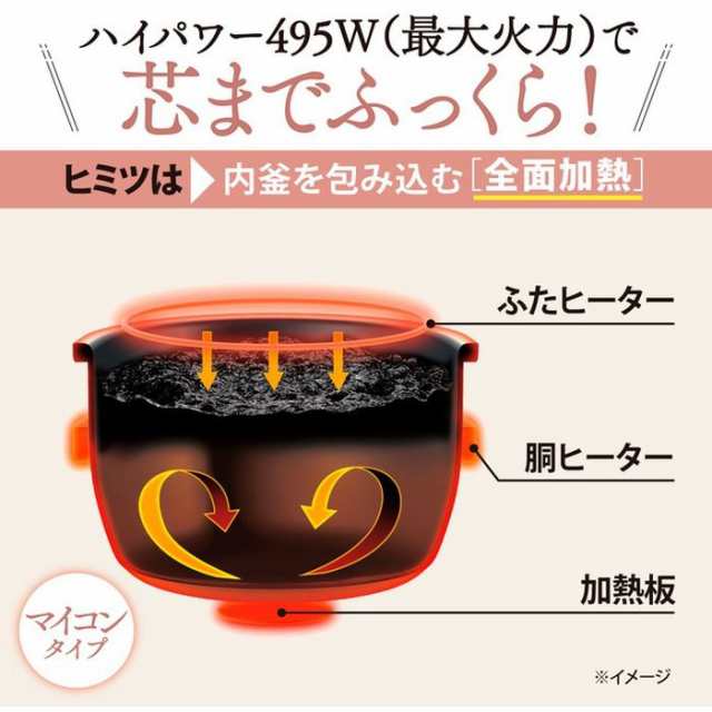 マイコン炊飯ジャー 極め炊き 3合炊き ソフトホワイト 象印 NL-BE05-WZの通販は
