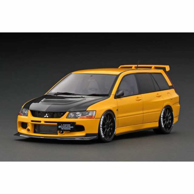 Mitsubishi Lancer Evolution Wagon (CT9W) Yellow イグニッションモデル ミニカー ティーケー・カンパニー IG2773