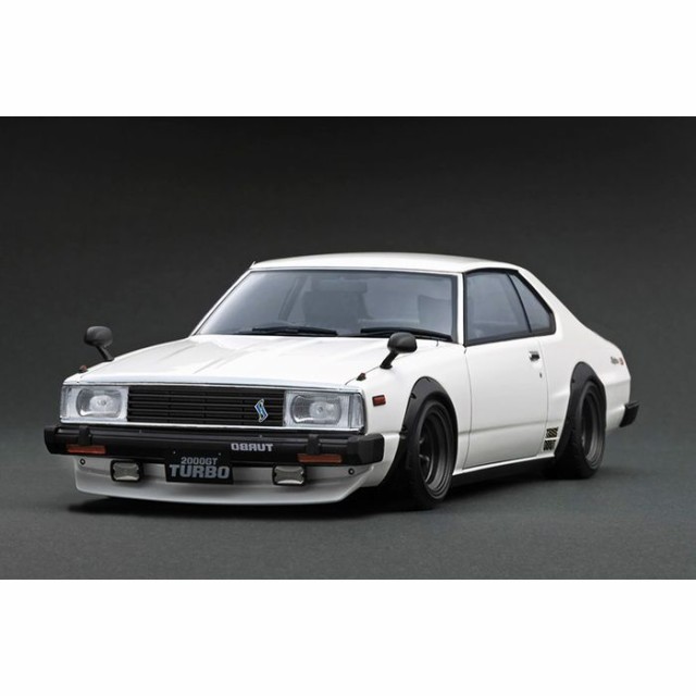 NISSAN 日産 Skyline 2000 Turbo GT-ES (C211) White イグニッションモデル ミニカー ティーケー・カンパニー IG3476